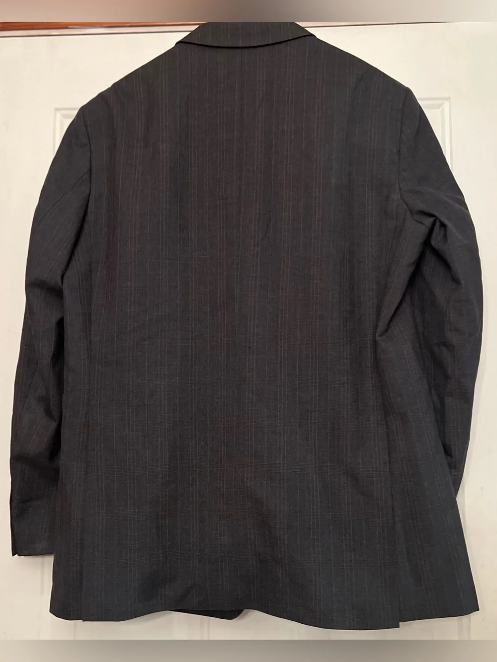Vintage Yves Saint Laurent Diffusion Hommes 100% Pure Wool Charcoal Suit - 36x30 - Picture 4 of 15